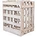 Cassetto Portabottiglie In Legno Marrone 41x32x55h - Foto miniatura 4