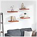 Scaffale da parete 4 pcs Rosso 40 x 23,5 x 4 cm - Foto miniatura 2