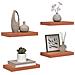 Scaffale da parete 4 pcs Rosso 40 x 23,5 x 4 cm - Foto miniatura 3