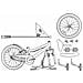 Bicicletta per Bambini 12 Pollici per bambini di 2-4 anni - Foto miniatura 8