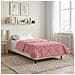 Duvet Estivo Rosa 135 x 200 cm Microfibra e Fleece Teddy - Foto miniatura 2
