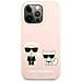 Karl Lagerfeld Klhmp13lsskci Iphone 13 Pro / 13 6.1 Cover In Silicone Rosa Chiaro Ikonik Karl & Choupette Magsafe - Foto miniatura 6