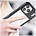 Custodia Per Iphone 17 Pro Nera Trasparente Resistente Agli Urti Outer Space - Foto miniatura 5