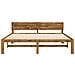 Letto matrimoniale con testiera ROSTOCK Naturale 193 x 203 cm - Foto miniatura 2