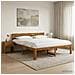 Letto matrimoniale con testiera ROSTOCK Naturale 193 x 203 cm - Foto miniatura 4