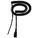 Cavo Spiralato QD / RJ per Cuffie Compatibile con Telefoni CISCO - Foto miniatura 1