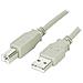 Cavo Adj Usb 2.0 A / B 1.8mt M / M Beige Per Stampante - Foto miniatura 1