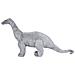 Dinosauro Brachiosaurus in Peluche in Piedi Grigio XXL - Foto miniatura 4