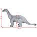 Dinosauro Brachiosaurus in Peluche in Piedi Grigio XXL - Foto miniatura 5