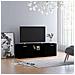 Mobile Porta TV Nero 120x34x37 cm in Legno Multistrato - Foto miniatura 6