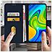 Custodia Xiaomi Redmi Note 9 Portadocumenti Funzione Supporto Blu - Foto miniatura 4