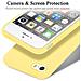 Custodia Compatibile Con Apple Iphone 5 / 5s / Se 2016 In Liquid Giallo - Coperchio Protettivo In Silicone Tpu Flessibile - Foto miniatura 5