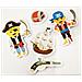 30 Adesivi - Schiuma Eva - Pirati - Oro - Foto miniatura 1
