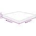 Piano Tavolo Quadrato Marrone Scuro 80x80x4cm Rovere Trattato - Foto miniatura 2