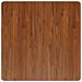 Piano Tavolo Quadrato Marrone Scuro 80x80x4cm Rovere Trattato - Foto miniatura 4