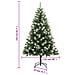 Albero Natale Artificiale Incernierato Con Neve Fioccata 210 Cm - Foto miniatura 2