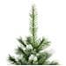 Albero Natale Artificiale Incernierato Con Neve Fioccata 210 Cm - Foto miniatura 4