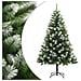 Albero Natale Artificiale Incernierato Con Neve Fioccata 210 Cm - Foto miniatura 1