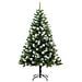 Albero Natale Artificiale Incernierato Con Neve Fioccata 210 Cm - Foto miniatura 7
