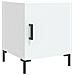 Comodini 2 Pz Bianchi 40x40x50 Cm In Legno Multistrato - Foto miniatura 3