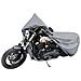 Garage Per Motociclette Dimensioni Chopper L Pvc - 250 X 100 X 130 Cm Grigio - Foto miniatura 1
