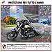 Garage Per Motociclette Dimensioni Chopper L Pvc - 250 X 100 X 130 Cm Grigio - Foto miniatura 2
