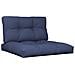 Set Cuscini Per Pallet Blu Marino 70x40x12 Cm In Tessuto - Foto miniatura 2