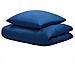 Set Copripiumino In Cotone Satinato 135 X 200 Cm Blu Harmonridge - Foto miniatura 5
