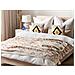 Coperta Bhiwani Cotone 130 X 180 Cm Beige - Foto miniatura 7