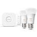 Hue White ambiance Starter Kit Bridge + 2 Lampadine Smart E27 75W + Dimmer Switch - Foto miniatura 2