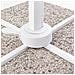Ombrellone Da Giardino Tondo Ø350 Cm Con Struttura In Alluminio E Telo Impermeabile Con Airvent Premium White - Foto miniatura 2