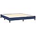 Letto A Molle Con Materasso E Led Blu 180x200 Cm In Tessuto - Foto miniatura 4