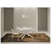 Tavolo allungabile 90x130/390 cm Karida bianco frassino gambe bianche - Foto miniatura 2