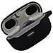 Custodia Protettiva Per Auricolari Bluetooth Con Moschettone Black - Foto miniatura 2