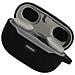 Custodia Protettiva Per Auricolari Bluetooth Con Moschettone Black - Foto miniatura 3