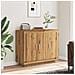 Credenza Rovere Artigianale 92x35x75 Cm In Legno Multistrato - Foto miniatura 3