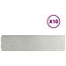Bordure Per Prato 10 Pz 25x103 Cm Acciaio Inossidabile - Foto miniatura 2