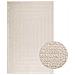 Tappeto Zizur Crema 160x230 Cm Aspetto Iuta Interni Ed Esterni - Foto miniatura 1