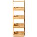 Scaffale Vaupes Legno Di Bambù Marrone Chiaro - Foto miniatura 3