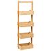 Scaffale Vaupes Legno Di Bambù Marrone Chiaro - Foto miniatura 4