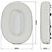 Cuscinetti Auricolari Di Ricambio Per Cuffie Sony Wh-ult900nb White - Foto miniatura 2