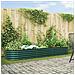 Letto da Giardino Rialzato Verde 320x80x44 cm in Acciaio Galvanizzato - Foto miniatura 2