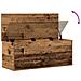 Cassa di Stoccaggio in Legno Riciclato 90x35x35 cm in Legno Ingegnerizzato - Foto miniatura 9