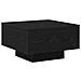 Tavolino da caffè in legno ingegnerizzato nero 55x55x31 cm - Foto miniatura 1
