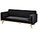Divano Letto Asaa Tessuto Nero - Foto miniatura 4