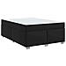 Struttura del letto Nero 140 x 200 cm Pelle sintetica - Foto miniatura 1