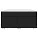 Struttura del letto Nero 140 x 200 cm Pelle sintetica - Foto miniatura 7