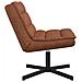 Sedia girevole Marrone 63 x 75 x 76 cm Pelle sintetica - Foto miniatura 5