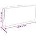 Cuscino per Pallet da Sedere/Schienale Grigio 120x60x12 cm Tessuto Oxford - Foto miniatura 7