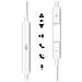 Cuffie Cablate Usb-c Per Galaxy S25 Edge Con Microfono Integrato, Bianco - Foto miniatura 5
